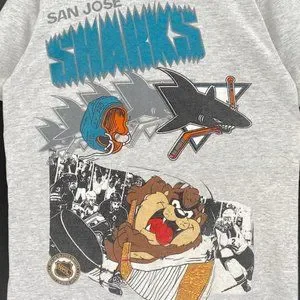 Gildan Shirts Vintage Nhl San Jose Sharks Looney Tunes Taz Shirt San Jose Sharks Shirt Ice H Poshmark
